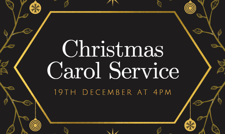 Christmas Carol Service 19th Dec